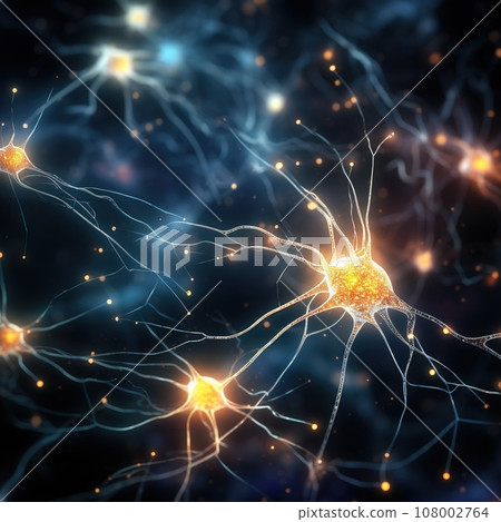 Neural connections in the brain, neurons Neural connections in the brain, neurons 108002764