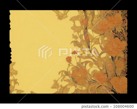 Background material with flower pattern design AI image Background material with flower pattern design AI image 108004600