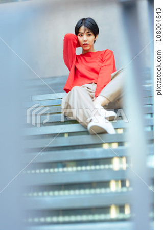 女性時尚人像街拍 女性時尚人像街拍 108004843