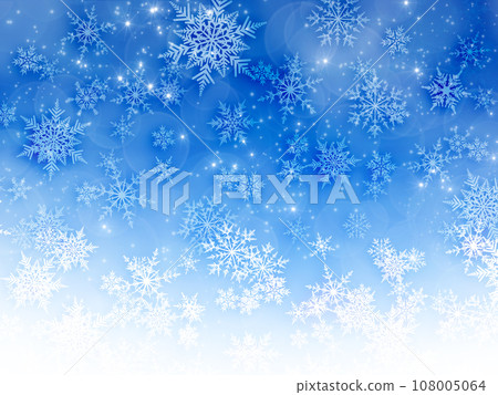 插畫背景與雪花 108005064