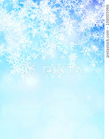 插畫背景與雪花 108005066