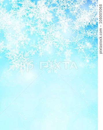 插畫背景與雪花 108005068