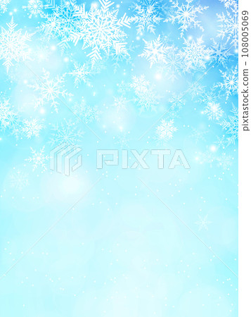 插畫背景與雪花 插畫背景與雪花 108005069