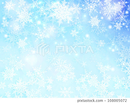 Illustration background with snowflakes 108005072