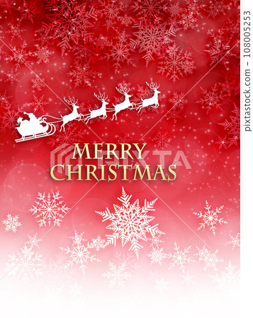 Illustration background with snowflakes 108005253
