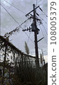 electric wire and autumn 108005379