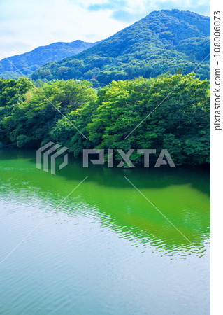 Lake Tamayodo, scenery from Yorii Bridge, Yorii Town 108006073