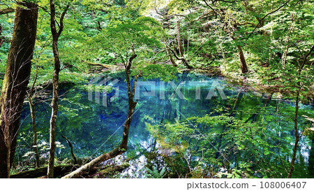 Tohoku Region Aomori Prefecture World Heritage Site Twelve Lakes Utsutsubo Pond Tohoku Region Aomori Prefecture World Heritage Site Twelve Lakes Utsutsubo Pond 108006407