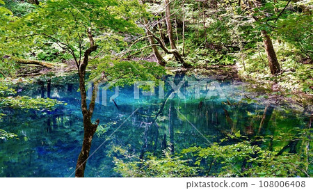 Tohoku Region Aomori Prefecture World Heritage Site Twelve Lakes Utsutsubo Pond Tohoku Region Aomori Prefecture World Heritage Site Twelve Lakes Utsutsubo Pond 108006408