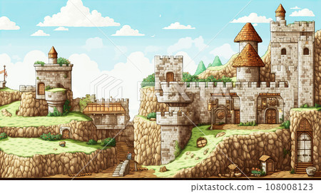 RPG風格圖像背景素材 RPG風格圖像背景素材 108008123