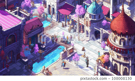 RPG style image background material 108008130