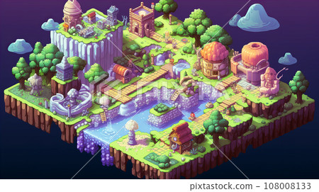 RPG style image background material 108008133