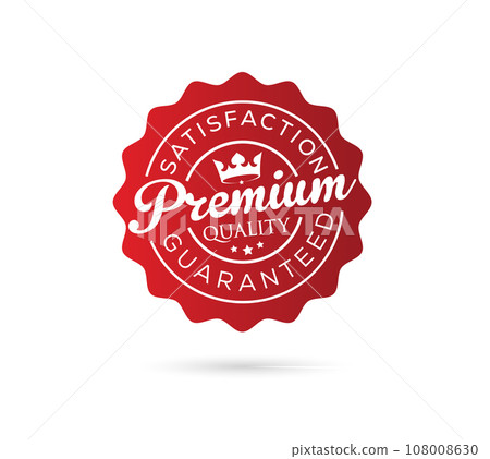 Premium quality Guarantee badge sticker. 108008630