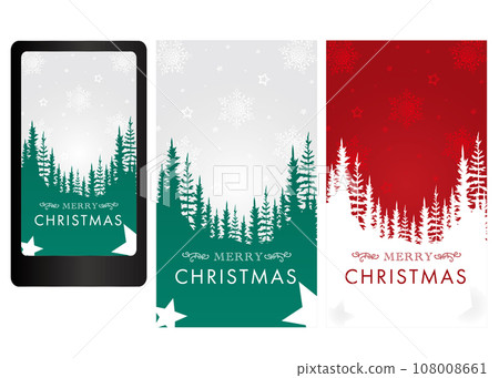 Christmas vertical template 08, SNS posting, campaign 108008661
