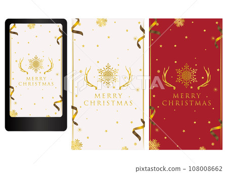 Christmas vertical template 07, SNS posting, campaign 108008662
