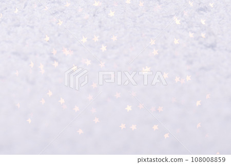 Christmas winter background with snow and flares 108008859
