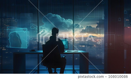 Art No.038 AI-generated image expressing the importance of data analysis 108010086