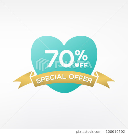 70% off discount promotion sale Brilliant poster 108010502