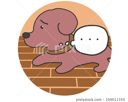 一隻眼睛圓圓的狗,看起來像是想說什麼 一隻眼睛圓圓的狗,看起來像是想說什麼 108011350