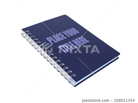 High detailed spiral notepad. Color High detailed spiral notepad. Color 108011354