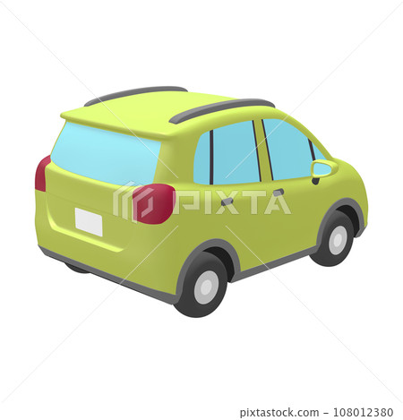 Car illustration material Deformed SUV style compact car Shuttleuse with roof rail (1_e) Car illustration material Deformed SUV style compact car Shuttleuse with roof rail (1_e) 108012380