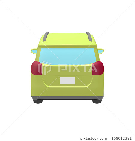 Car illustration material Deformed SUV style compact car Shuttleuse with roof rail (1_f) Car illustration material Deformed SUV style compact car Shuttleuse with roof rail (1_f) 108012381