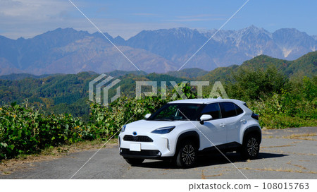 長野縣、信州、小川村，搭乘環保車遊覽風景 108015763