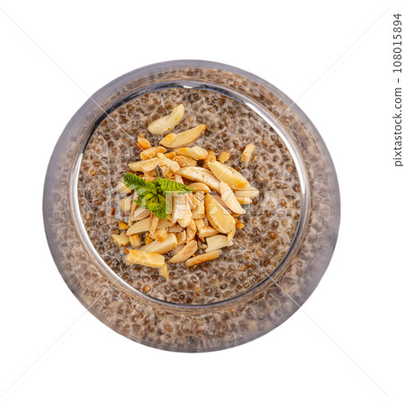 Salted caramel chia pudding Salted caramel chia pudding 108015894