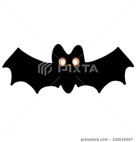 Halloween Bat Cartoon illustration For Halloween Festival Decoration Halloween Bat Cartoon illustration For Halloween Festival Decoration 108016907