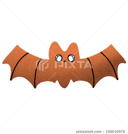 Halloween Bat Cartoon illustration For Halloween Festival Decoration 108016978
