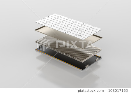 Electric vehicle battery or pack of lithium-ion battery cells module 108017163