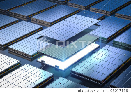 Electric vehicle batteries in a row or pack of lithium-ion battery cells module explode in layer 108017168