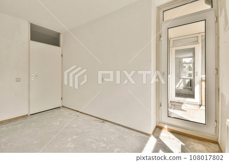 an empty room with white walls and no one door or window in the room, it's very hard to see an empty room with white walls and no one door or window in the room, it's very hard to see 108017802