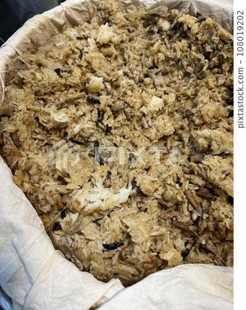 Freshly baked fried rice Freshly baked fried rice 108019202