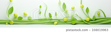 Pastel plants (3D) landscape 108019963
