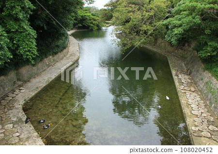 首里城地區、龍潭護城河、冬景 108020452