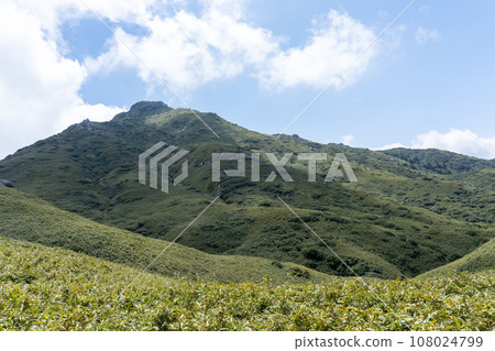 從屋久島宮之浦山眺望永田山 從屋久島宮之浦山眺望永田山 108024799