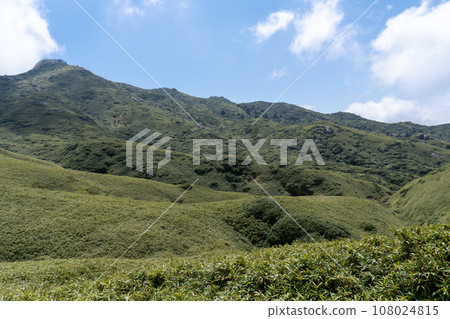 從屋久島宮之浦山眺望永田山 從屋久島宮之浦山眺望永田山 108024815