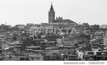 Itaewon district in Yongsan municipality of Seoul capital of South Korea 108026103