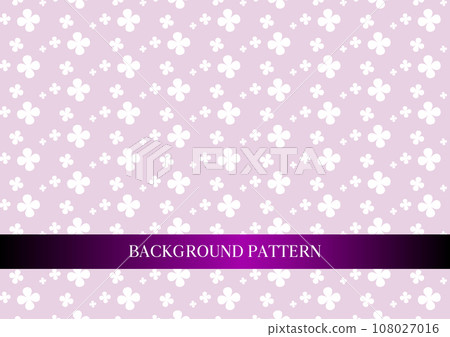 Lucky cute four leaf clover pattern pink background Lucky cute four leaf clover pattern pink background 108027016