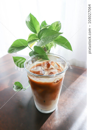 coffee, iced coffee or iced cappuccino coffee 108027064