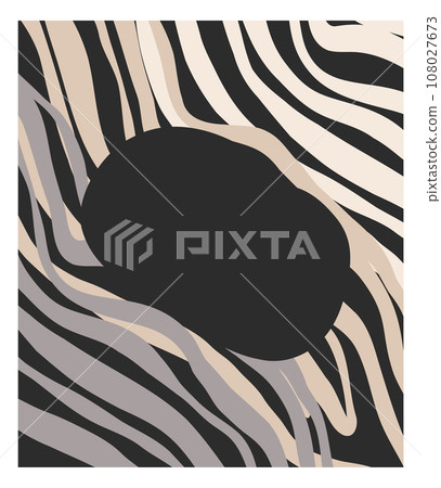 Hand drawn vector abstract graphic line art simple,contemporary collection print with boho aesthetics organic graphic shapes.Fashion feminine concept design for wall decor,print,wallpaper,background. 108027673