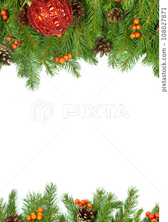 Christmas background. Eve framework 108027871