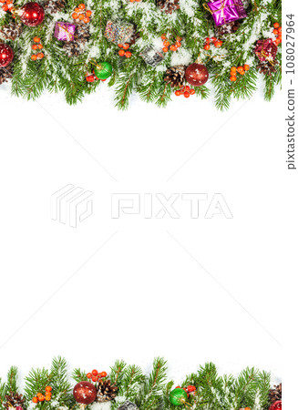 Christmas background. Eve framework 108027964