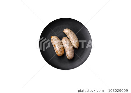 Sausages vegetable protein seitan meatless soy wheat classic taste vegetarian or vegan snack Sausages vegetable protein seitan meatless soy wheat classic taste vegetarian or vegan snack 108029009