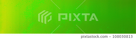 Green gradient panorama background with copy space, Usable for banner, poster, cover, Ad, events, party, sale, celebrations, and various design works 108030813