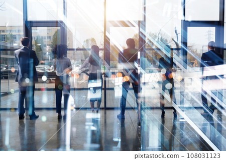 Group of business partner looking for the future. Concept of corporate and startup 108031123