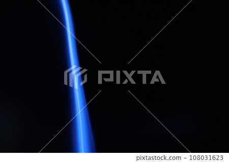 Blue line, blue smoke on a dark background, colourful abstract, blue fog, minimalism, line of light Blue line, blue smoke on a dark background, colourful abstract, blue fog, minimalism, line of light 108031623