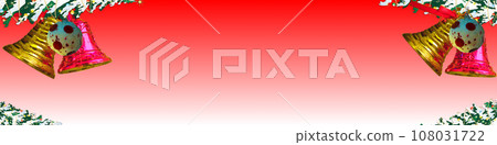 Christmas bells background with copy space, Usable for banner, poster, cover, Ad, events, party, sale, celebrations, and various design works Christmas bells background with copy space, Usable for banner, poster, cover, Ad, events, party, sale, celebrations, and various design works 108031722