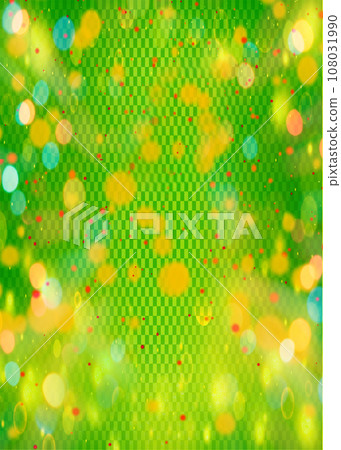 Green bokeh vertical background with copy space for text or image, Usable for banner, poster, social media, Ad, event, party, sale, celebration, and various design works 108031990
